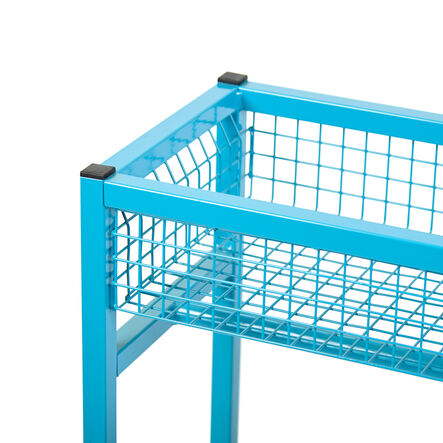 Role Play Dressing Up Metal Storage Trolley Blue  hi\-res