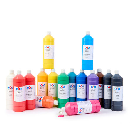 TTS Ready Mixed Paint Assorted 16 x 1l  hi\-res