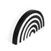Black \x26 White Wooden Nesting Arches 10pk  hi\-res