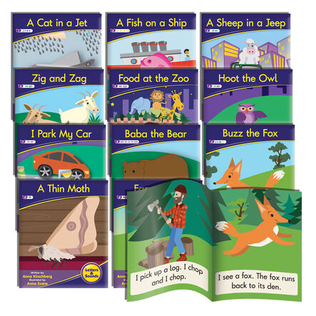 Letters \x26 Sounds Phonic Readers 12pk Phase 3 Fiction  hi\-res