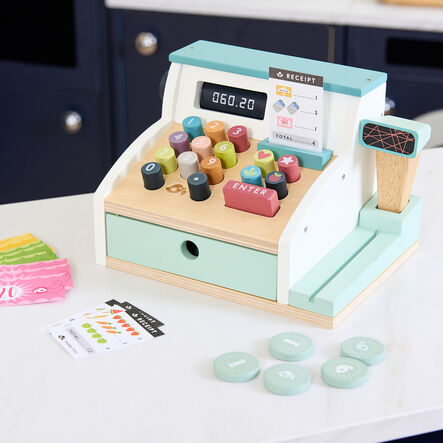 Role Play Wooden General Stores Shopping Till  hi\-res