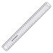 White Shatter Resistant 30cm Rulers 100pk  hi\-res