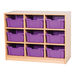 9 Bay Tray Storage Unit For Deep Trays  hi\-res