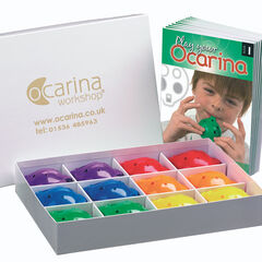 Starter Ocarina Instrument and Ocarina Books 12pk  hi-res