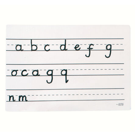 Dry Wipe Boards With Handwriting Guidelines 6pk  hi\-res