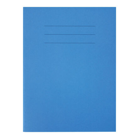 A4 Choice Exercise Book 8mm Ruled Margin Blue 80pg 50pk Blue hi\-res