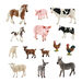 Detailed Parent and Babies Farm Animal Collection  hi\-res