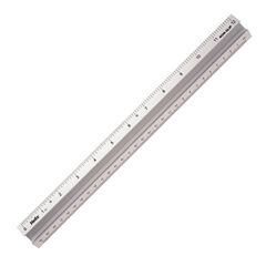 Helix Metal Safety Ruler 30cm 10pk  hi-res