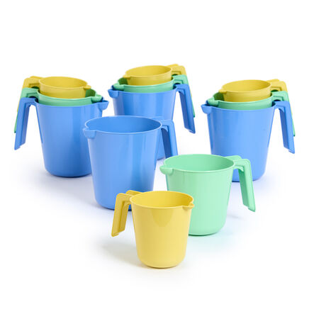 Recycled Plastic Water Jugs Set Pastel 12pk  hi\-res