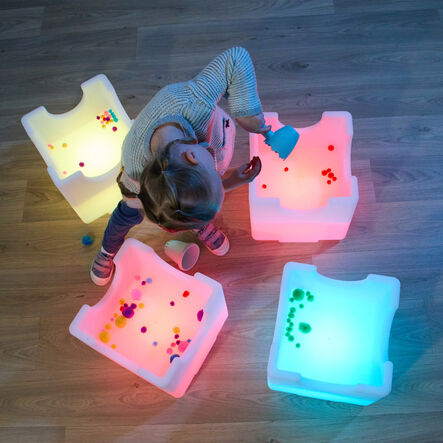 TTS Messy Play Water STEAM Channelling Cubes  hi\-res