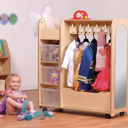 Millhouse Mobile Dressing Up Storage Unit with Mirror  hi\-res