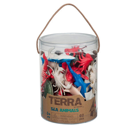 Small World Tub of Ocean Creatures 60pk  hi\-res