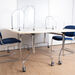 TTS Social Distancing 3 Sided Desk Partitions 5pk  hi\-res