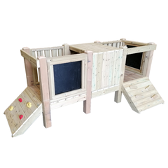 Outdoor Wooden Medium Adventure Unit with Tunnel  hi-res