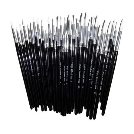 Sable Substitute Paint Brushes 50pk  hi\-res