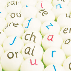 Phonics Ping Pong Balls  hi-res