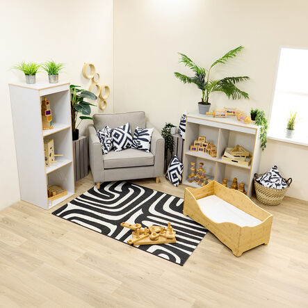 Graphic Soft Furnishings Square Rug  hi\-res