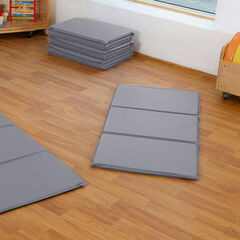 Grey Folding Sleep Mat 10pk  hi-res