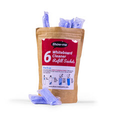Show-Me Whiteboard Cleaner Sachets 6pk  hi-res