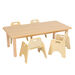 Essentials Beech Rectangular Table  hi\-res