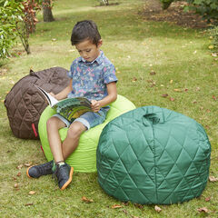 Outdoor Quilted Beanbags 4pk  hi-res