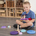 TTS Wooden Twist \x26 Turn Spinning Stacking Tops  hi\-res