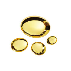 TTS Sensory Mirrored Stacking Pebbles Gold 4pk Gold hi-res