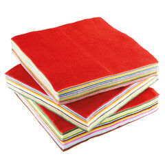 Felt Squares Assorted 300mm 100pk  hi-res