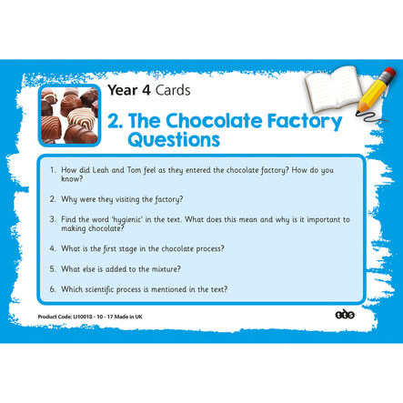 Reading Comprehension Topic Cards Year 4  hi\-res