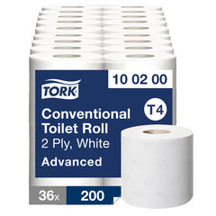 TORK&reg; 2 Ply White Toilet Rolls 36pk  hi-res