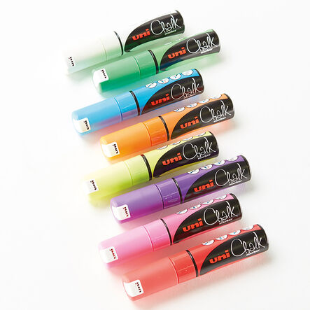 Chalk Marker Pens Assorted 8pk  hi\-res