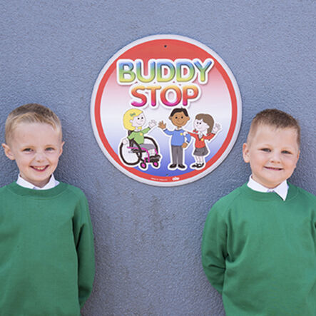 Buddy Stop Playground Sign  hi\-res