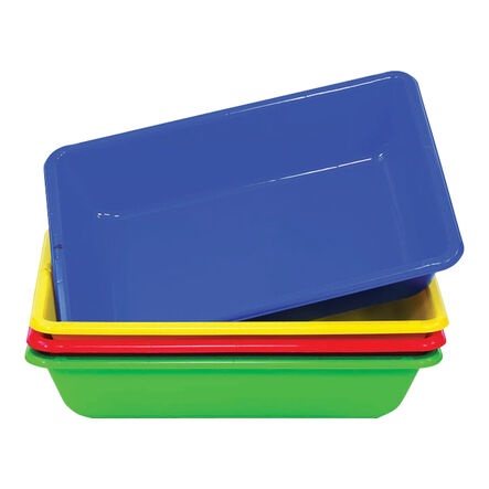 Bright Colours Messy Play Sand \x26 Water Trays 4pk  hi\-res