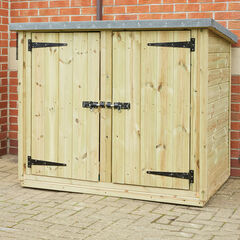 Outdoor Wooden Storage Cubby  hi-res