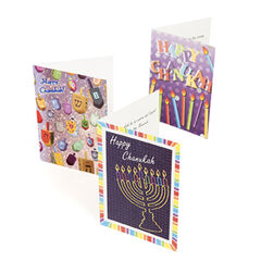 Jewish Festival Hanukkah Celebration Cards 3pk  hi-res