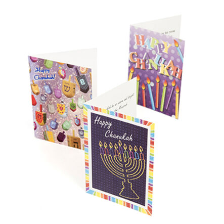Jewish Festival Hanukkah Celebration Cards  hi\-res