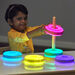 TTS Sensory Stacking Glow \x26 Texture Discs 5pk  hi\-res