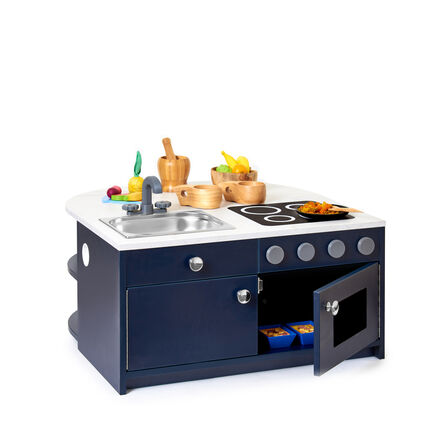 Modern Living Toddler Kitchen Navy 5pc  hi\-res