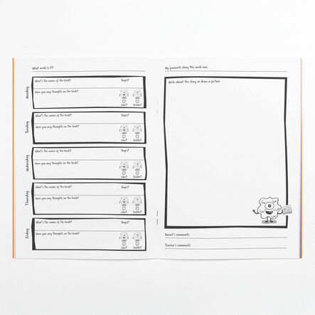 Reading Record Book KS1 30pk  hi\-res