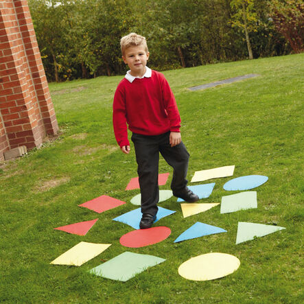 TTS Outdoor Geometric Shapes Mats 16pcs  hi\-res
