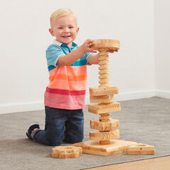 TTS Motor Skills Twist & Turn Tall Wooden Tower  hi-res