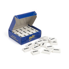 Helix White Erasers 60pk  hi-res