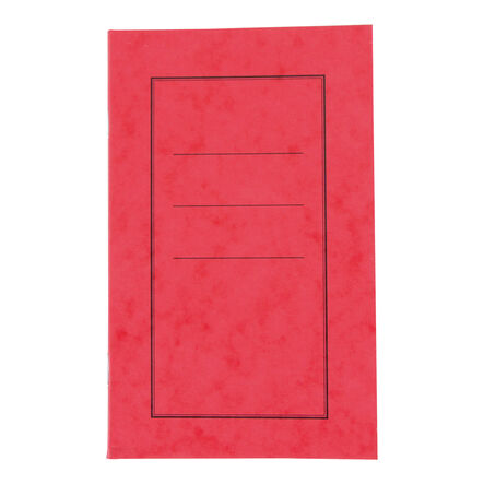 6.5\'\'x 4\'\' Exercise Book 8mm Ruled Red 64pg 50pk Red hi\-res