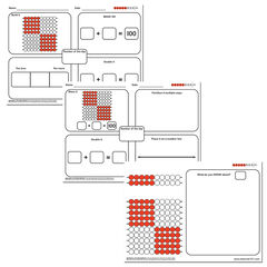 Rekenrek Practice Charts Later Number Sense Bundle  hi-res