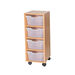 Mobile Single Tray Storage Unit 4 Deep  hi\-res