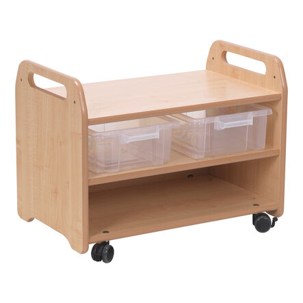 Millhouse Double Sided 2 in 1 Easel \x26 Storage Trolley  hi\-res