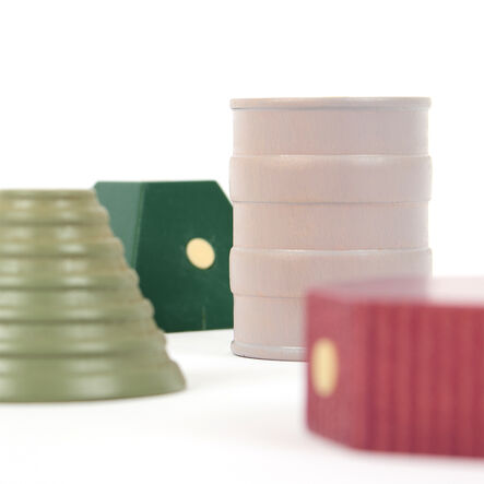 TTS Tonal Wooden Magnetic Stacking Shapes 12pk  hi\-res