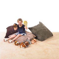 Natural Shades Textured Big Cushions 3pk  hi-res