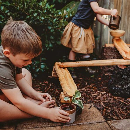 Explore Nook Messy Play Wooden Water Ways Channelling Set  hi\-res