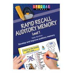 TTS Rapid Recall Auditory Memory workbook  hi-res